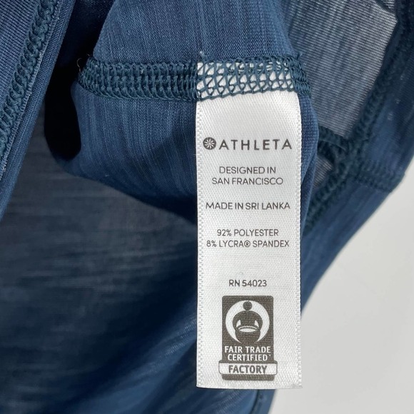 Athleta XS Kettlebella Train Tank Constellation Blue 444217 - Picture 7 of 9